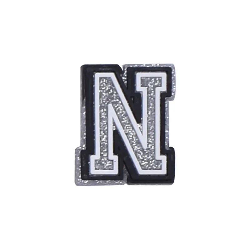 Shoe Charms for Crocs Accessories A B C Letter Shoes Charm for Croc Decorations Pins Men Accessory Jeans Woman Clogs Clips