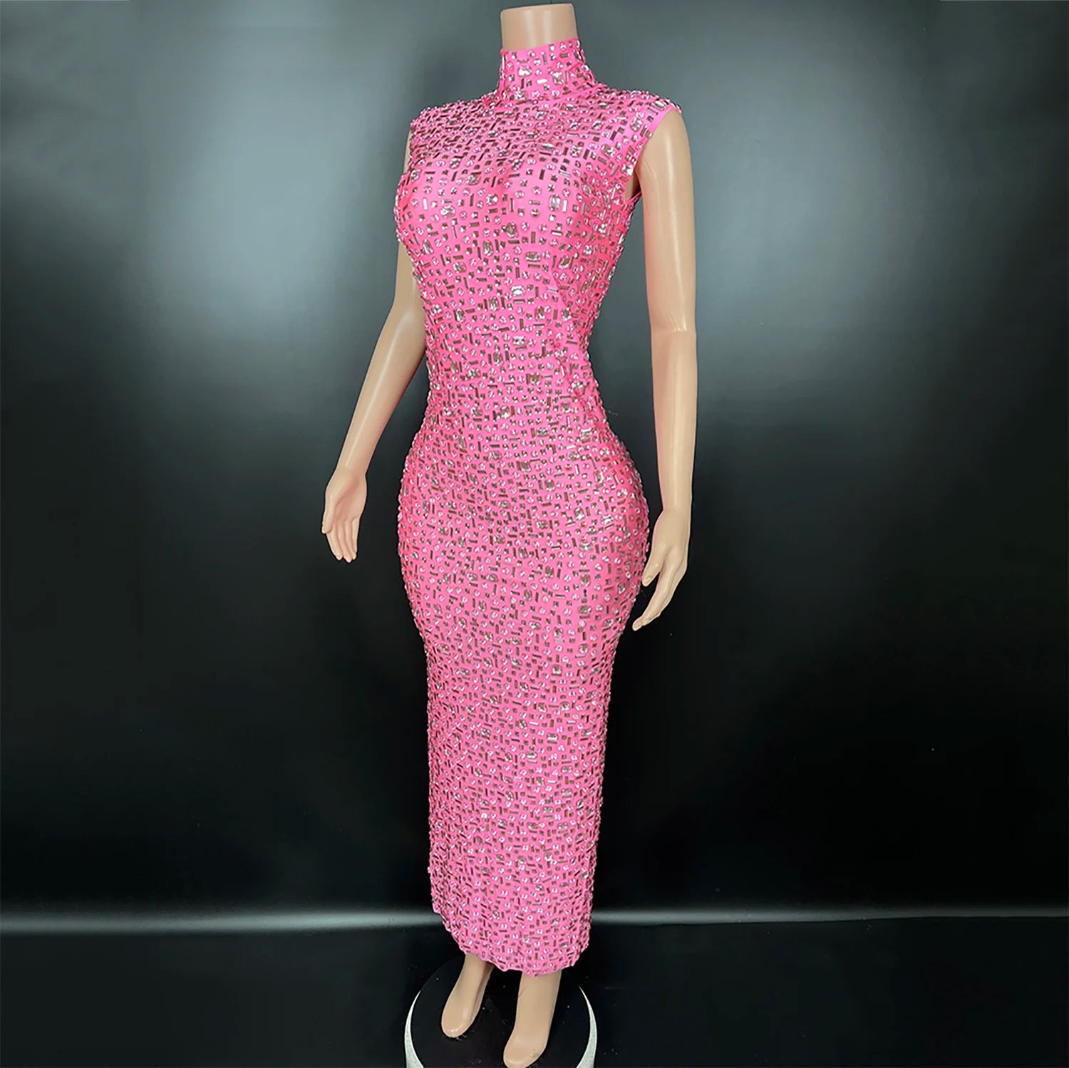 Elegant Rhinestone Party Dresses luxurious Celebration Birthday Dress Wedding Ball Sparkles Couture For Baby Shower Dress