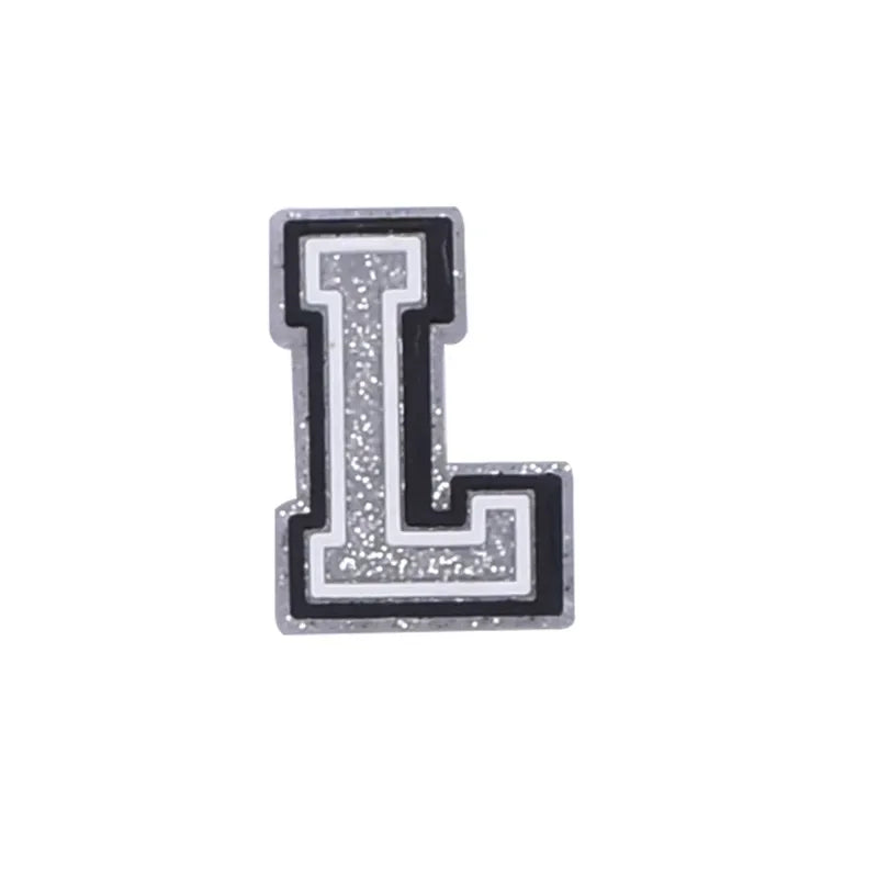 Shoe Charms for Crocs Accessories A B C Letter Shoes Charm for Croc Decorations Pins Men Accessory Jeans Woman Clogs Clips
