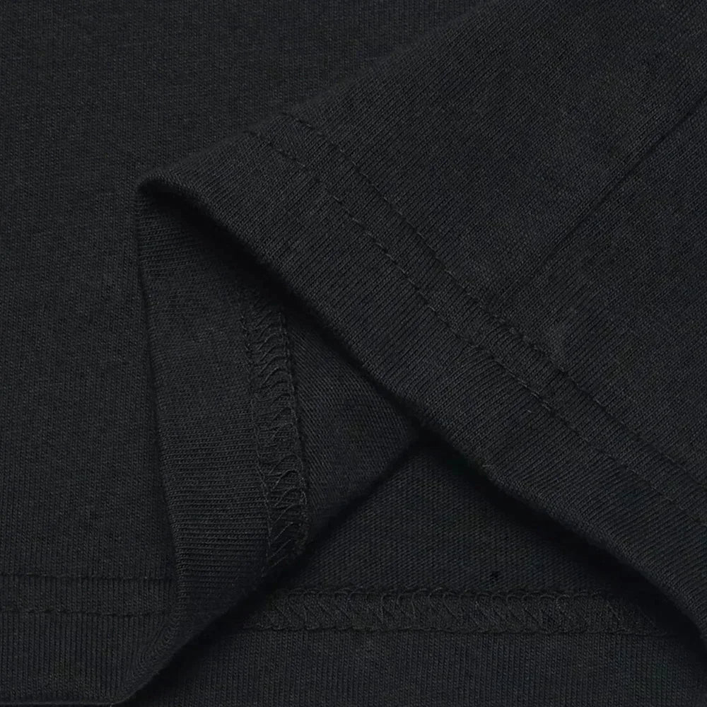 2025 Summer Three Days Grace One-X Paper Loose 100% Pure Cotton Printed T-shirt High Quality Street High Quality Men's Women's