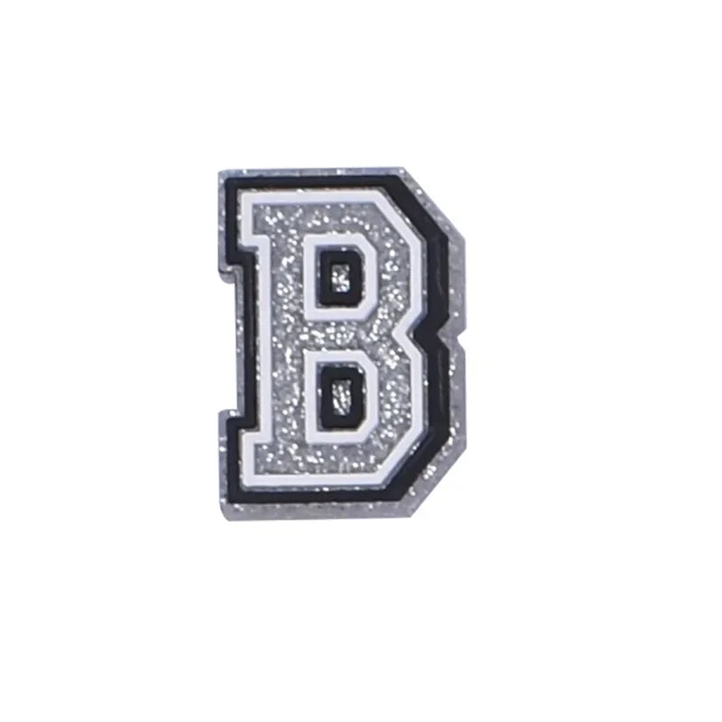 Shoe Charms for Crocs Accessories A B C Letter Shoes Charm for Croc Decorations Pins Men Accessory Jeans Woman Clogs Clips