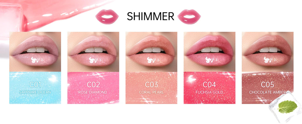 CATKIN Lip Essence Lipstick Lip Glaze Mirror Water Gloss Lip Gloss Moisturizing Glass Dudu Lip Lotion Lip Gloss 3.5g