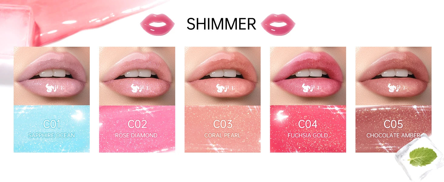 CATKIN Lip Essence Lipstick Lip Glaze Mirror Water Gloss Lip Gloss Moisturizing Glass Dudu Lip Lotion Lip Gloss 3.5g