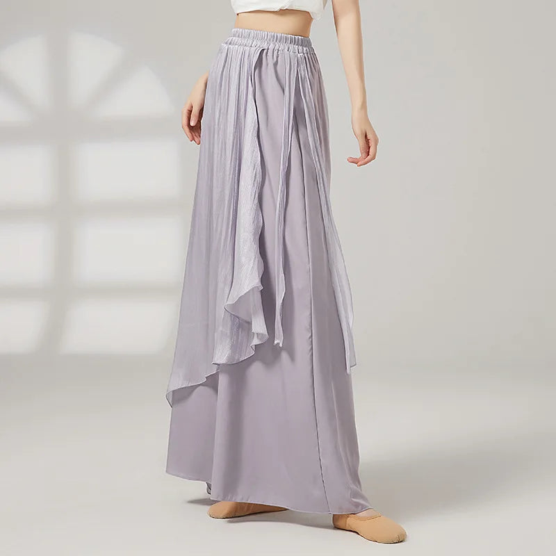 Classical Dance Practice Clothes Women Flowing Wide-leg Trousers Adult Girl Dance Costumes Modern Dance Long Pants