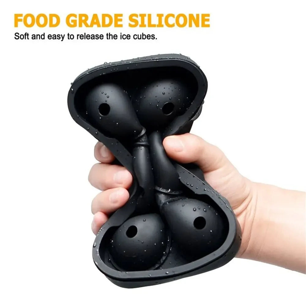 6 Grid Round Square Ice Cube Ball Large Ice Cube Maker For Whiskey Cocktails and Homemade Keep Drinks Chilled Ice Mold