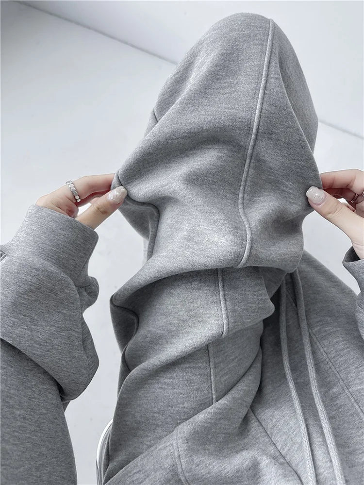 Streamgirl Thick Warm Straight Pants For Women Office Brown Wide Leg Trousers High Waist Women's Loose Pants For Ladies Spring