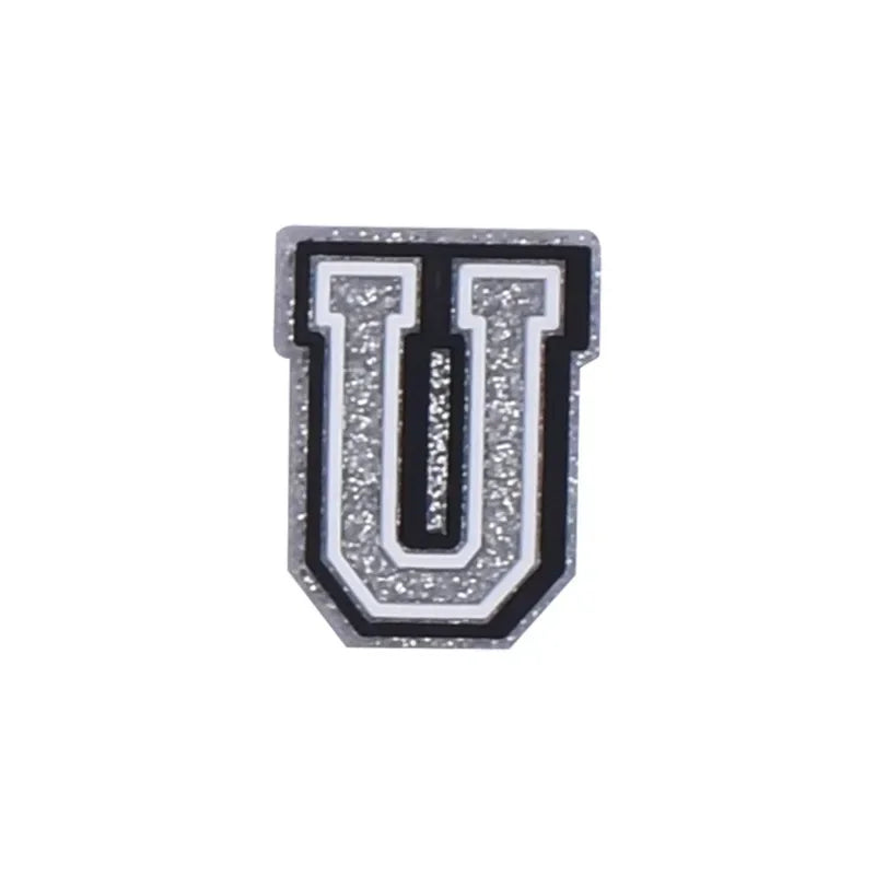 Shoe Charms for Crocs Accessories A B C Letter Shoes Charm for Croc Decorations Pins Men Accessory Jeans Woman Clogs Clips