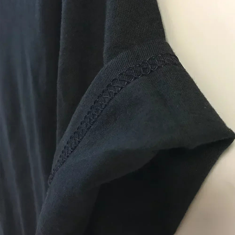 2025 Summer Three Days Grace One-X Paper Loose 100% Pure Cotton Printed T-shirt High Quality Street High Quality Men's Women's