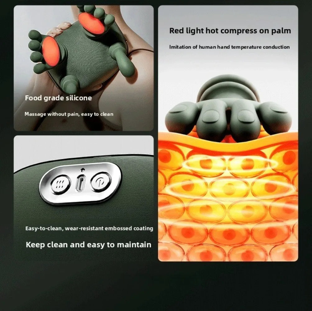 Shoulder and Neck Massager Multifunctional Home Cervical Massager Heating Kneading Massage Shawl