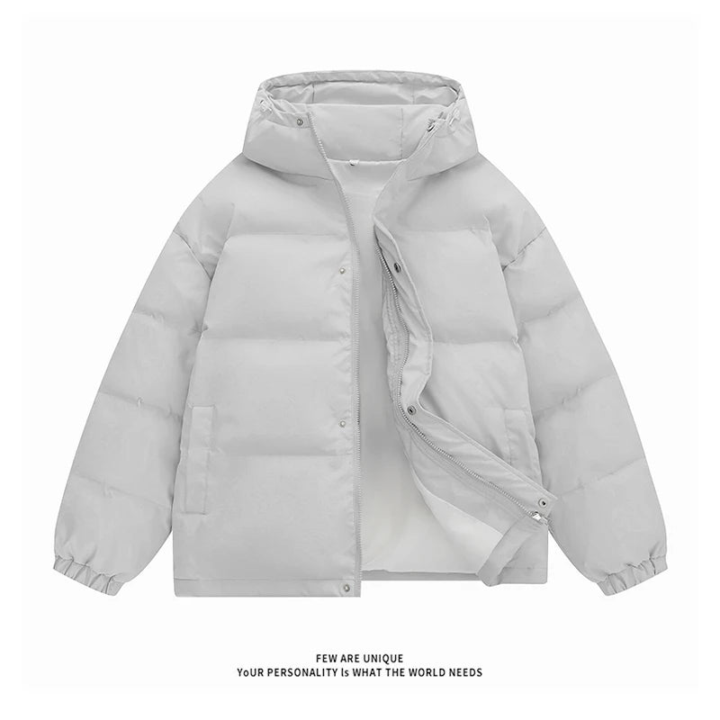 Winter Parkas Women 2024 New in Casual Solid Loose Thick Warm Jackets Hood Coats Female Down Outerwears Chaquetas Parkas Mujer