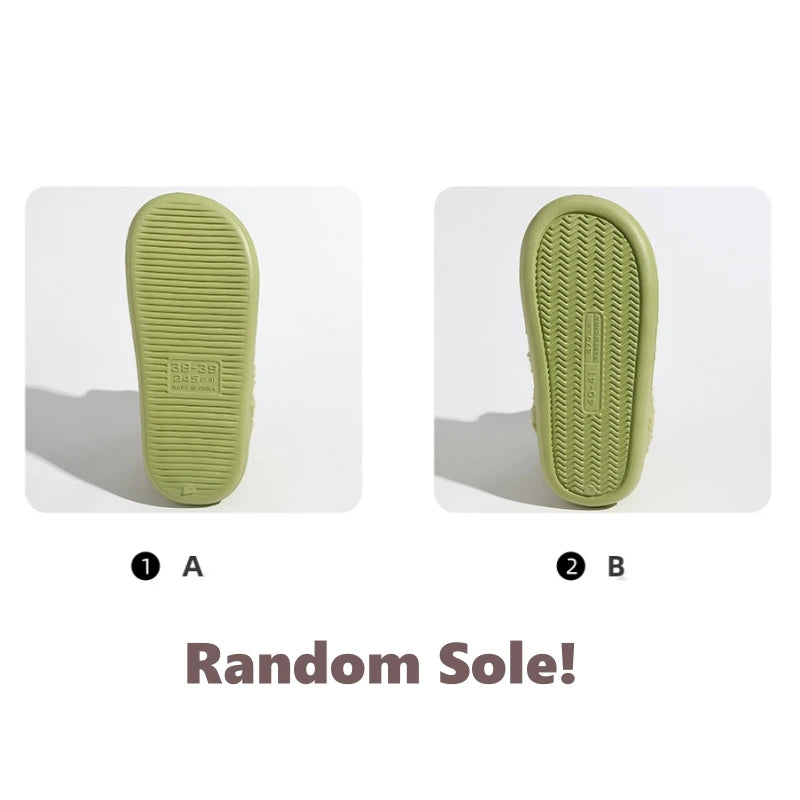 Winter Warm Thick Plush Women Ankle Boots Indoor Outside Slippers Ladies Men Home Cotton Furry Shoes