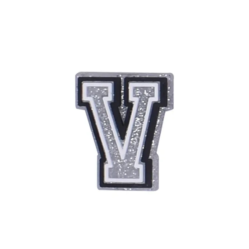 Shoe Charms for Crocs Accessories A B C Letter Shoes Charm for Croc Decorations Pins Men Accessory Jeans Woman Clogs Clips