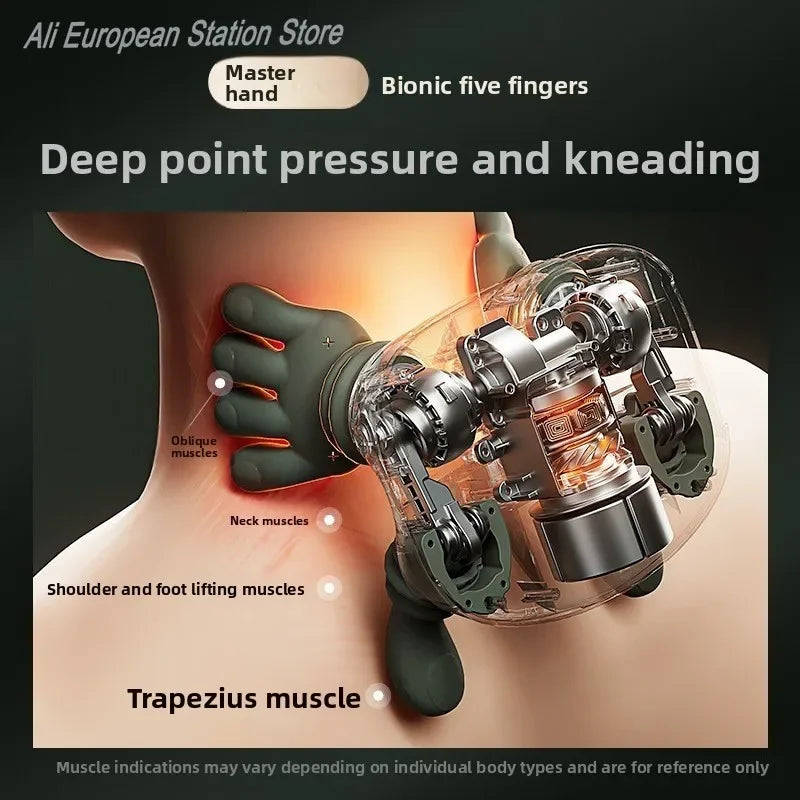 Shoulder and Neck Massager Multifunctional Home Cervical Massager Heating Kneading Massage Shawl