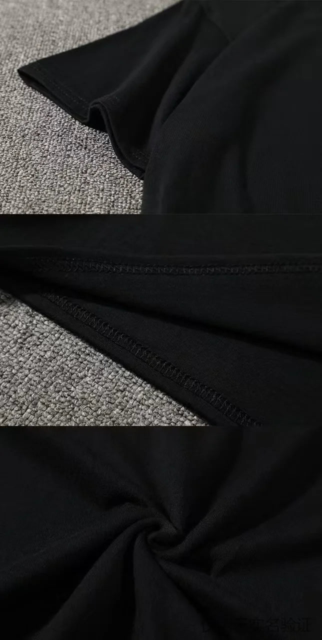 Double Sided Fun Pizza Planet Design T-shirt  Women's Fashion Cartoon T-shirt  Casual Short Sleeve T-shirt