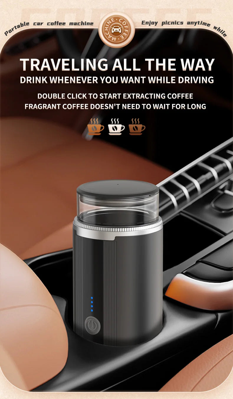 Portable Coffee Machine Coffee Maker Electric Capsule Ground Coffee Brewer Fit For Coffee Powder and Coffee Capsul Suitable