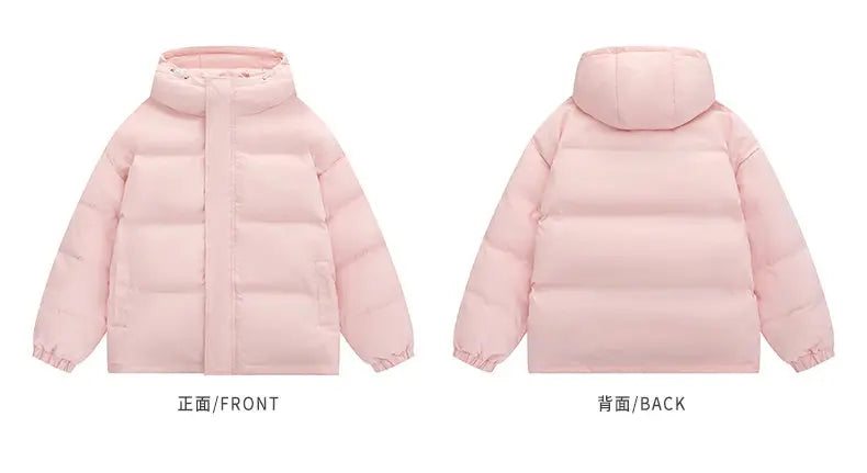 Winter Parkas Women 2024 New in Casual Solid Loose Thick Warm Jackets Hood Coats Female Down Outerwears Chaquetas Parkas Mujer