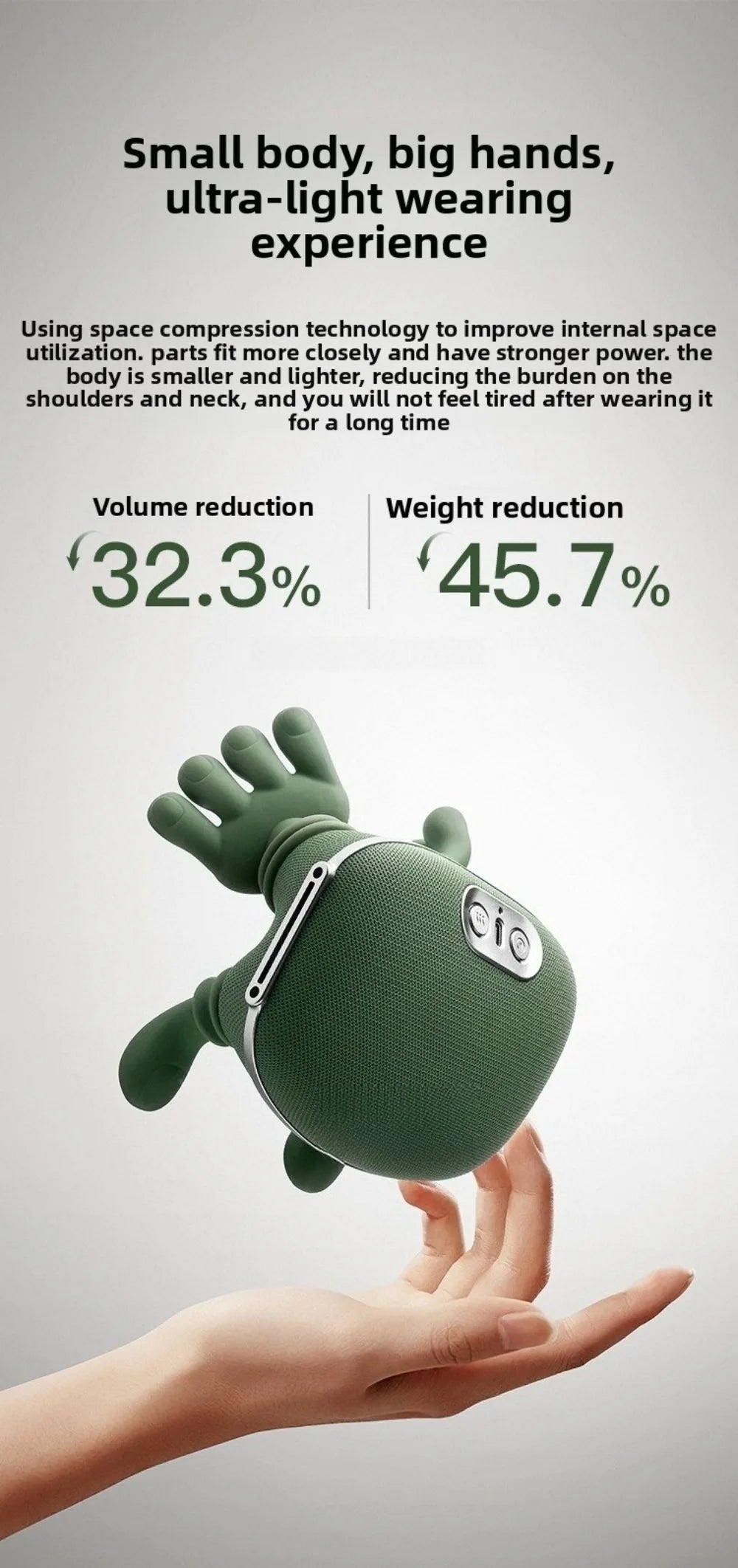 Shoulder and Neck Massager Multifunctional Home Cervical Massager Heating Kneading Massage Shawl