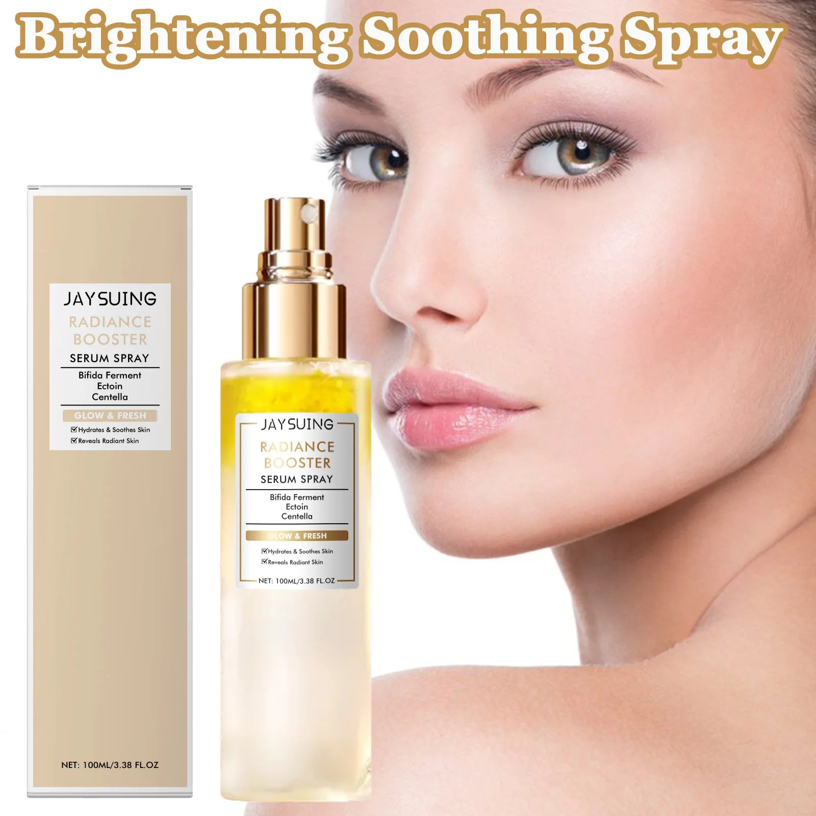 Brightening Moisturizing Soothing Spray Soothes Redness Evens Skin Tone Nourishing Refreshing Water Spray for Daily Skin Care