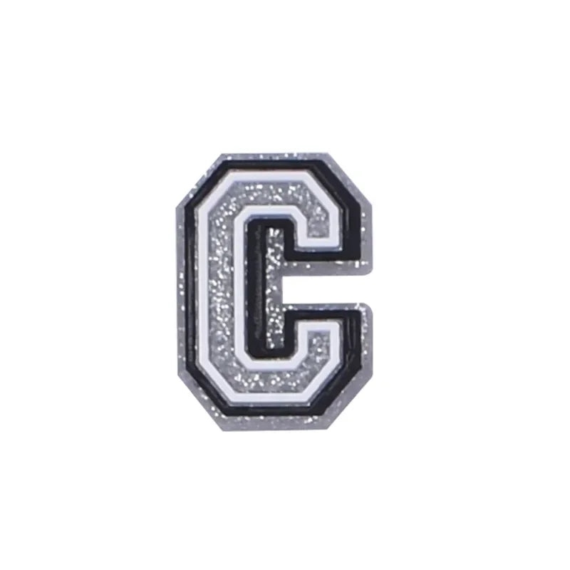 Shoe Charms for Crocs Accessories A B C Letter Shoes Charm for Croc Decorations Pins Men Accessory Jeans Woman Clogs Clips