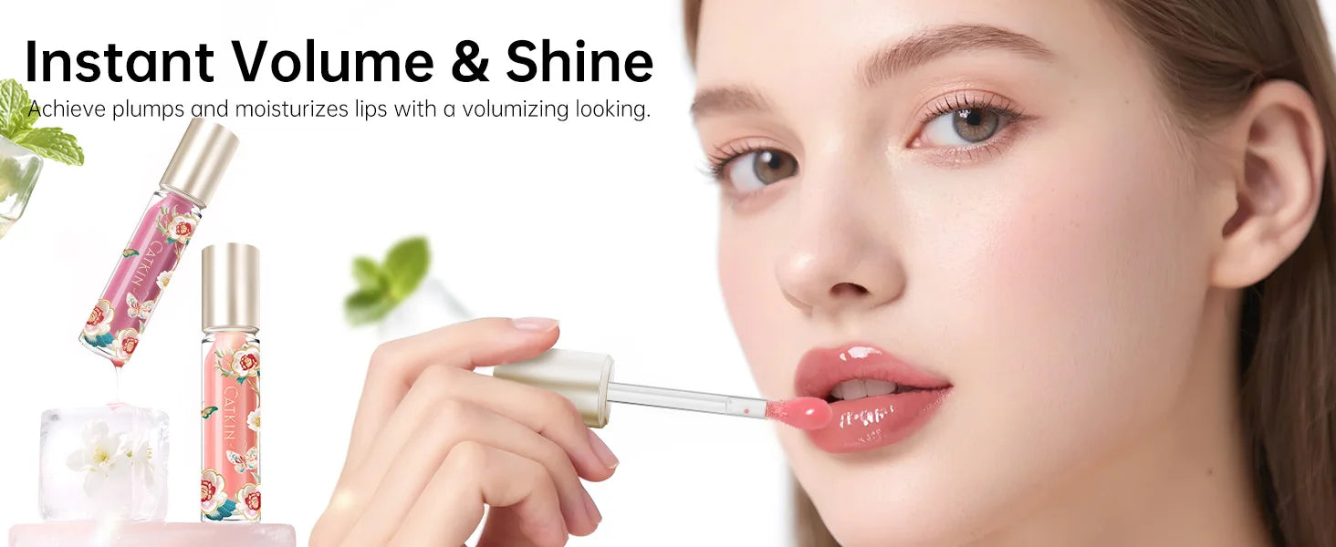 CATKIN Lip Essence Lipstick Lip Glaze Mirror Water Gloss Lip Gloss Moisturizing Glass Dudu Lip Lotion Lip Gloss 3.5g