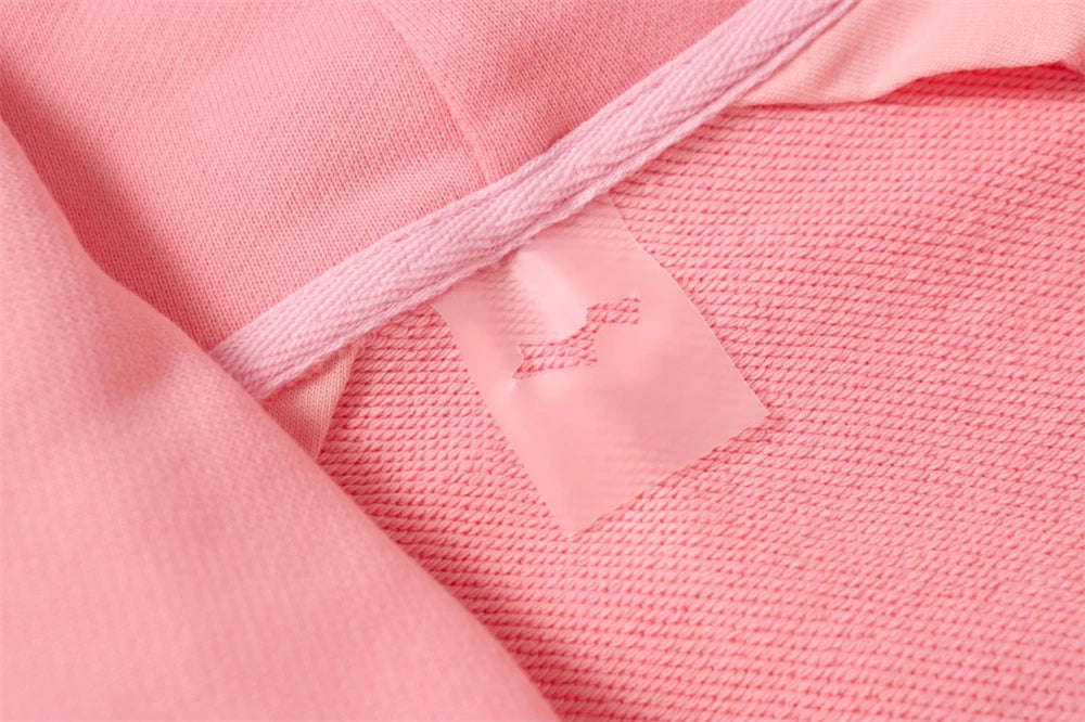 Pink Justin Bieber SKYLRK Embroidery Cardigan Hoodie Men Women High Quality 2025fw Oversized Hooded Pullover