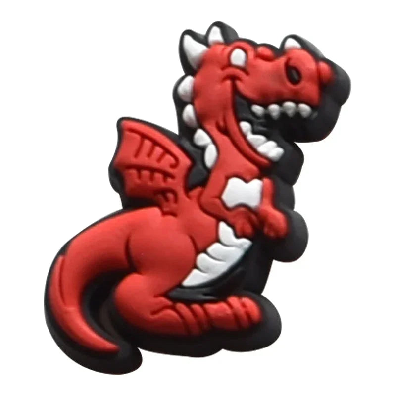 Shoe Charms for Crocs Accessories
 Allosaurus Shoes Charm for Croc Decorations Pins Men Accessory Jeans Woman Clogs Clips Badges