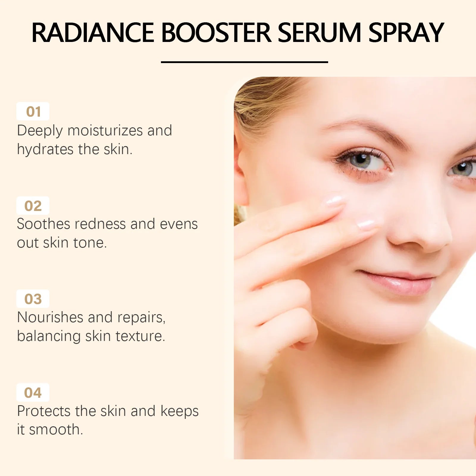 Brightening Moisturizing Soothing Spray Soothes Redness Evens Skin Tone Nourishing Refreshing Water Spray for Daily Skin Care