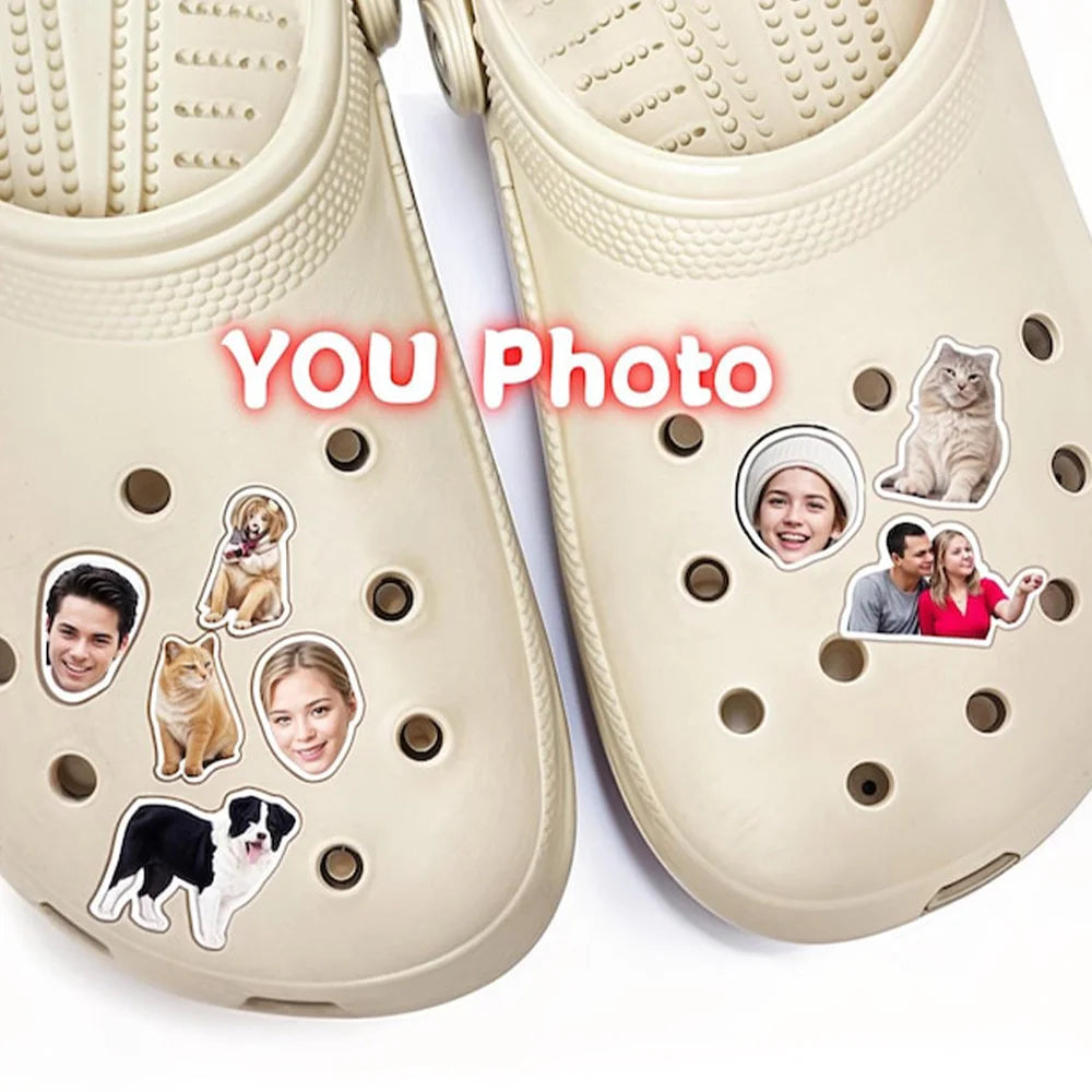 1 piece of custom Crocs decoration - personalized custom picture design, suitable for daily use and as a lovely gift