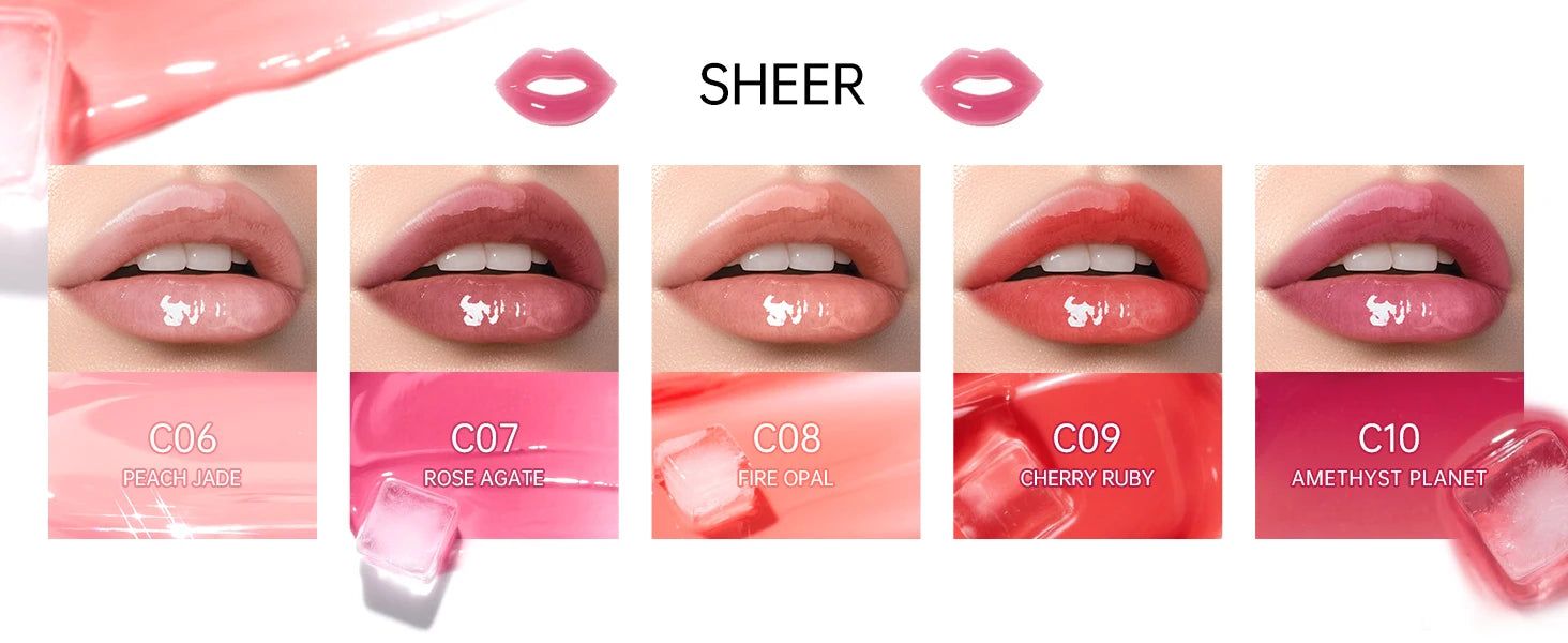 CATKIN Lip Essence Lipstick Lip Glaze Mirror Water Gloss Lip Gloss Moisturizing Glass Dudu Lip Lotion Lip Gloss 3.5g