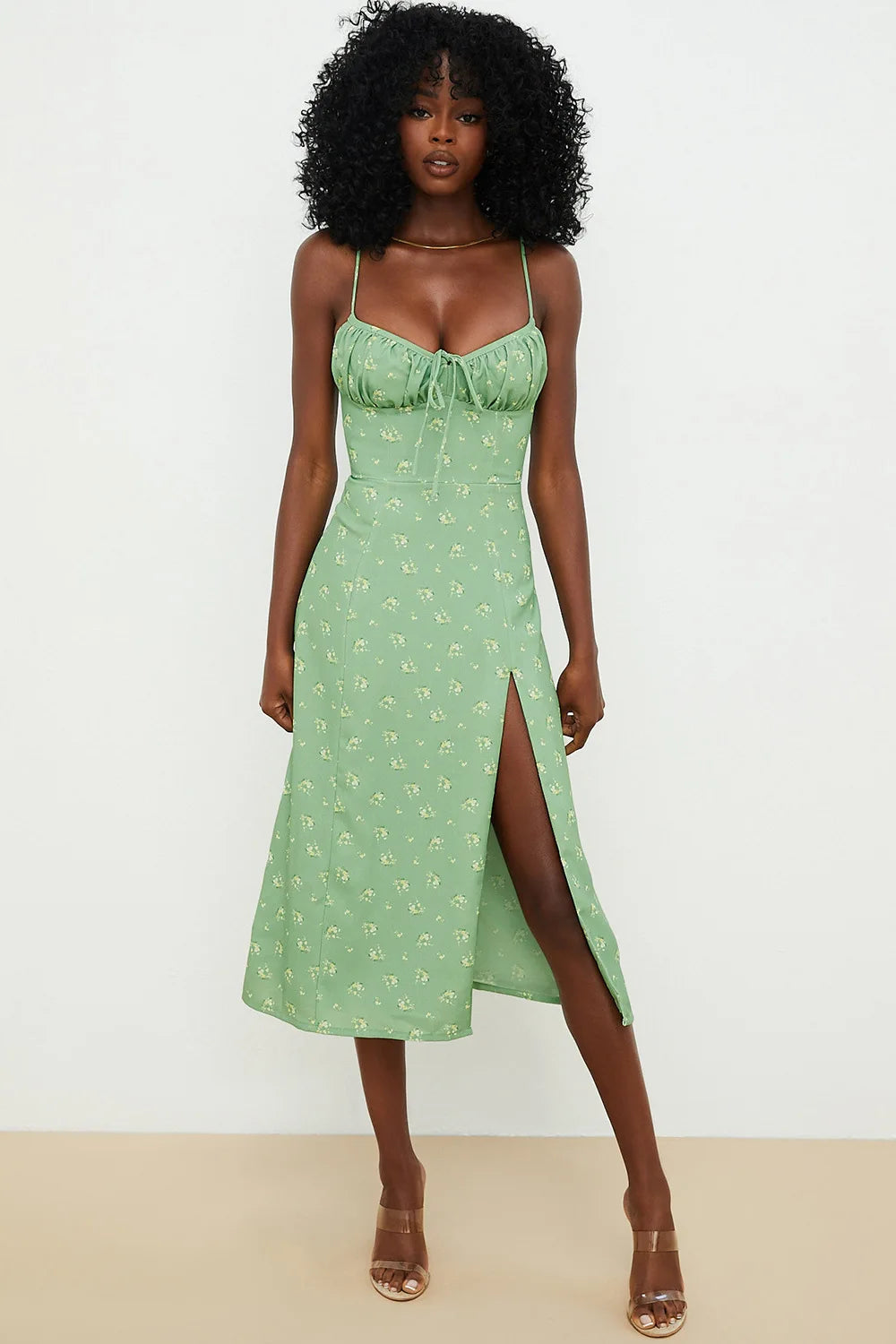 Women Elegant Floral Beach Vacation Bodycon Streetwear Long Dress 2025 Summer Clothes Wholesale Items For Business