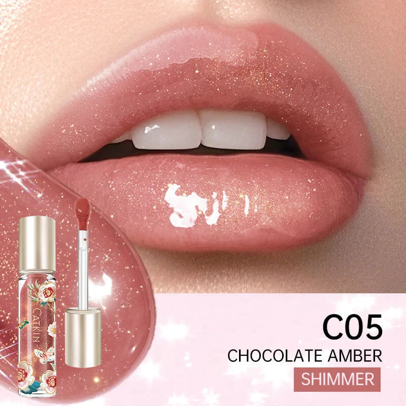 CATKIN Lip Essence Lipstick Lip Glaze Mirror Water Gloss Lip Gloss Moisturizing Glass Dudu Lip Lotion Lip Gloss 3.5g