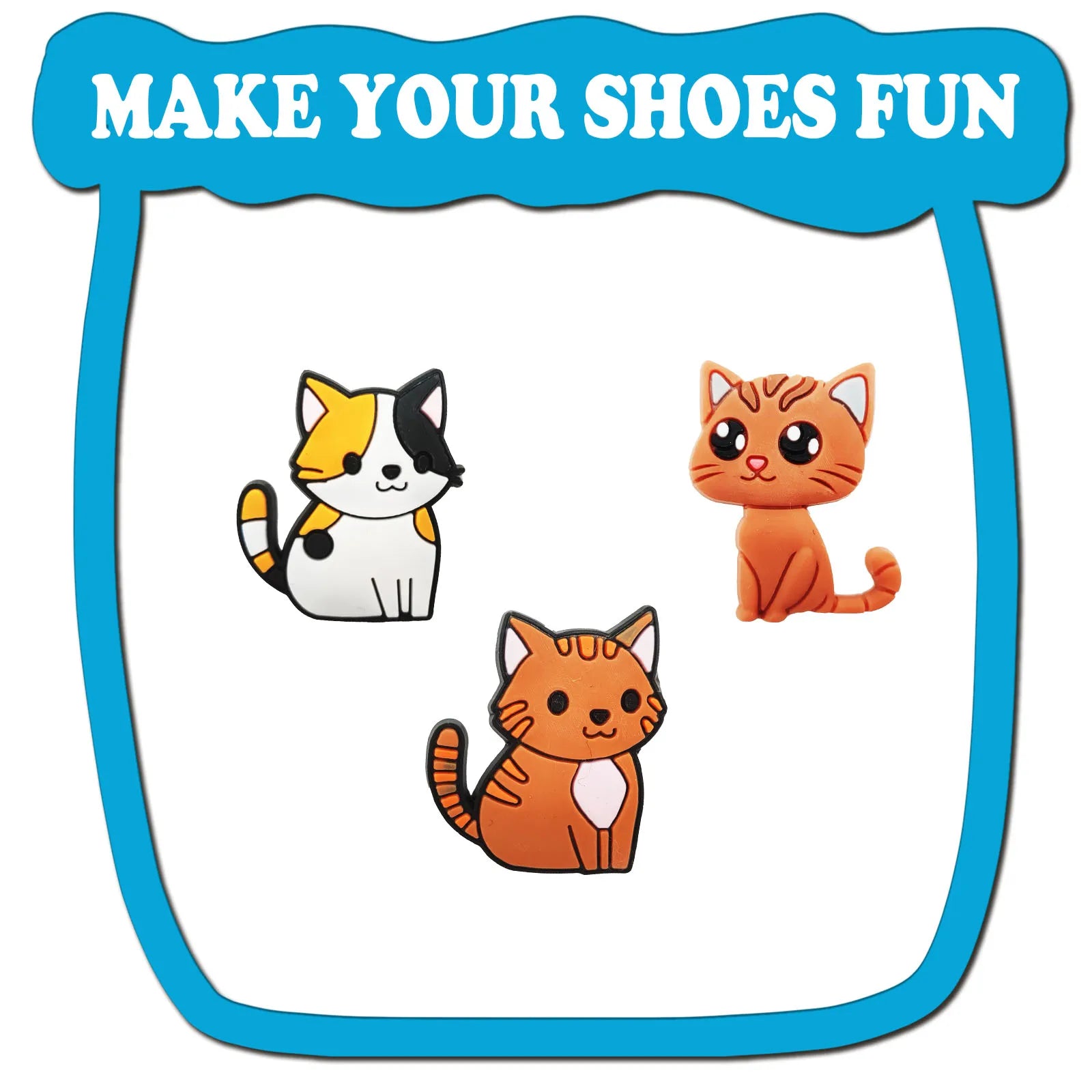 Shoe Charms For Crocs Shoe Decoration 8Pcs Cute Cat Premium Quality Popular Charms Accessories Great Gift For Teens Men Women