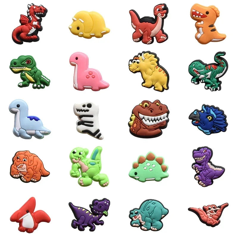 Shoe Charms for Crocs Accessories
 Allosaurus Shoes Charm for Croc Decorations Pins Men Accessory Jeans Woman Clogs Clips Badges