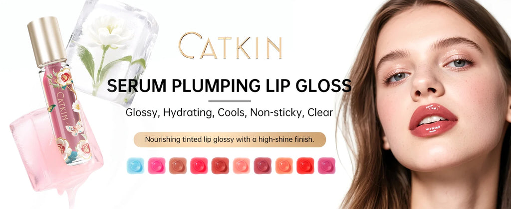 CATKIN Lip Essence Lipstick Lip Glaze Mirror Water Gloss Lip Gloss Moisturizing Glass Dudu Lip Lotion Lip Gloss 3.5g