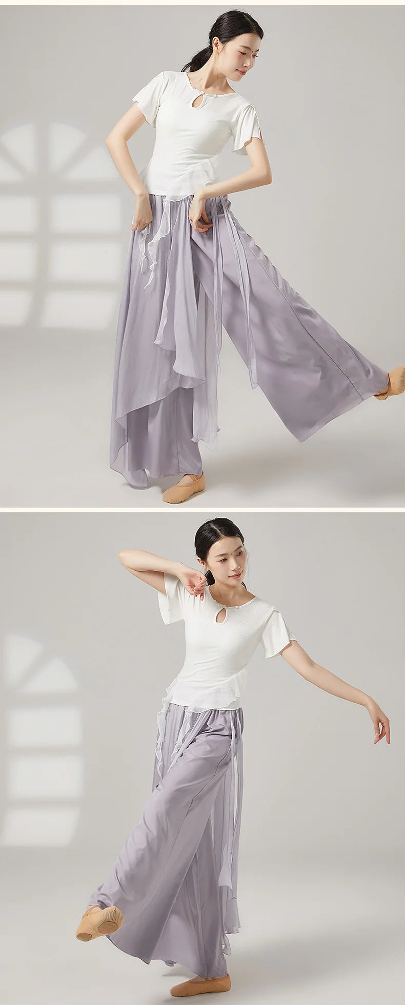Classical Dance Practice Clothes Women Flowing Wide-leg Trousers Adult Girl Dance Costumes Modern Dance Long Pants