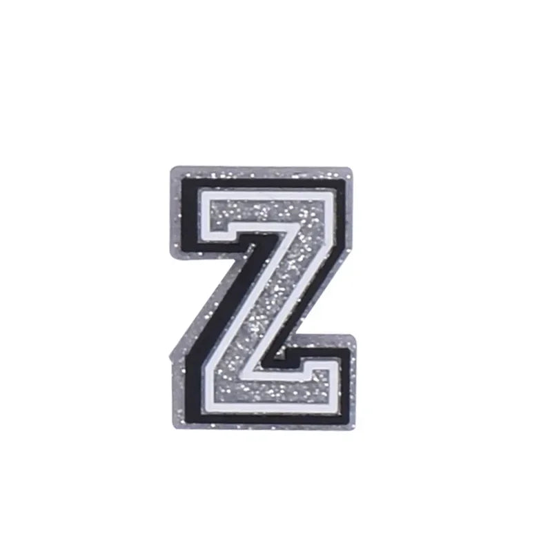 Shoe Charms for Crocs Accessories A B C Letter Shoes Charm for Croc Decorations Pins Men Accessory Jeans Woman Clogs Clips