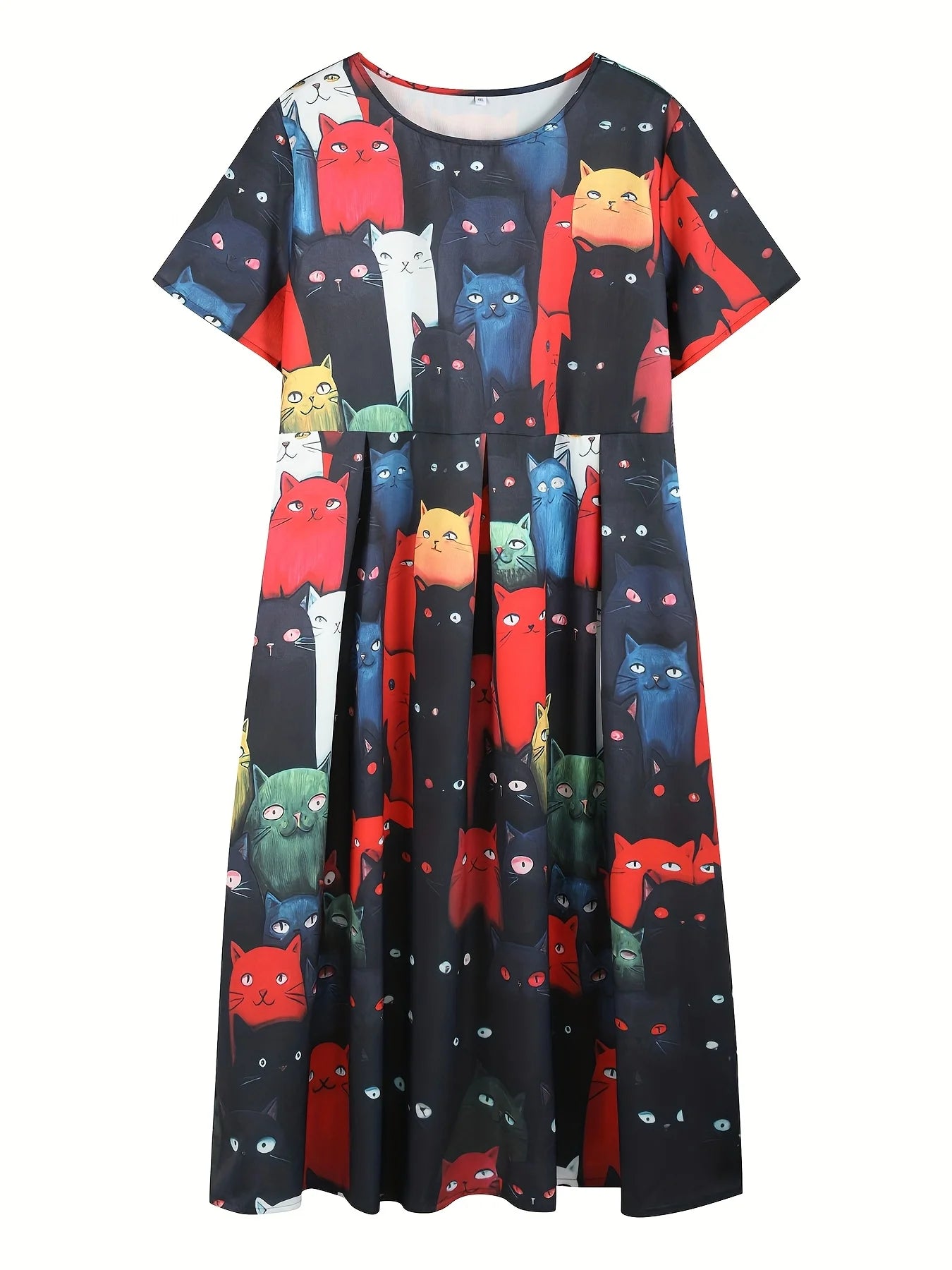 Black Women's Oversized Woven Dress Casual Bohemian Maxi Summer A-Line Long  Full Length Clothing Black