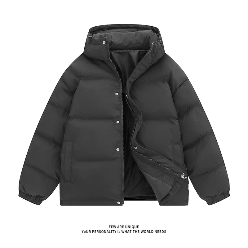 Winter Parkas Women 2024 New in Casual Solid Loose Thick Warm Jackets Hood Coats Female Down Outerwears Chaquetas Parkas Mujer