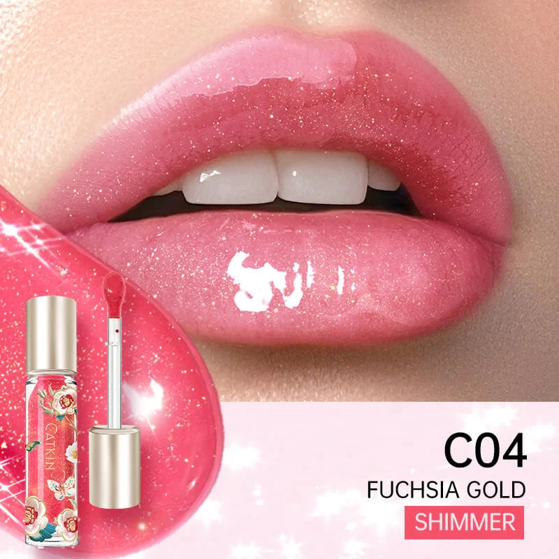 CATKIN Lip Essence Lipstick Lip Glaze Mirror Water Gloss Lip Gloss Moisturizing Glass Dudu Lip Lotion Lip Gloss 3.5g