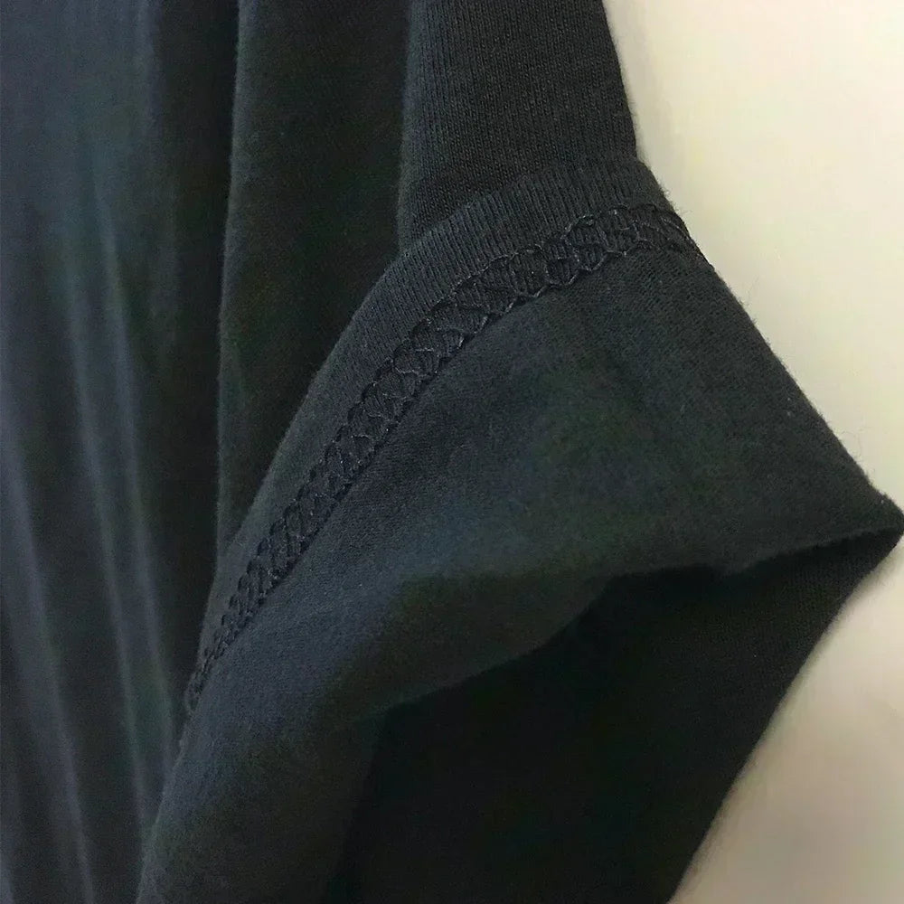 2025 Summer Three Days Grace One-X Paper Loose 100% Pure Cotton Printed T-shirt High Quality Street High Quality Men's Women's