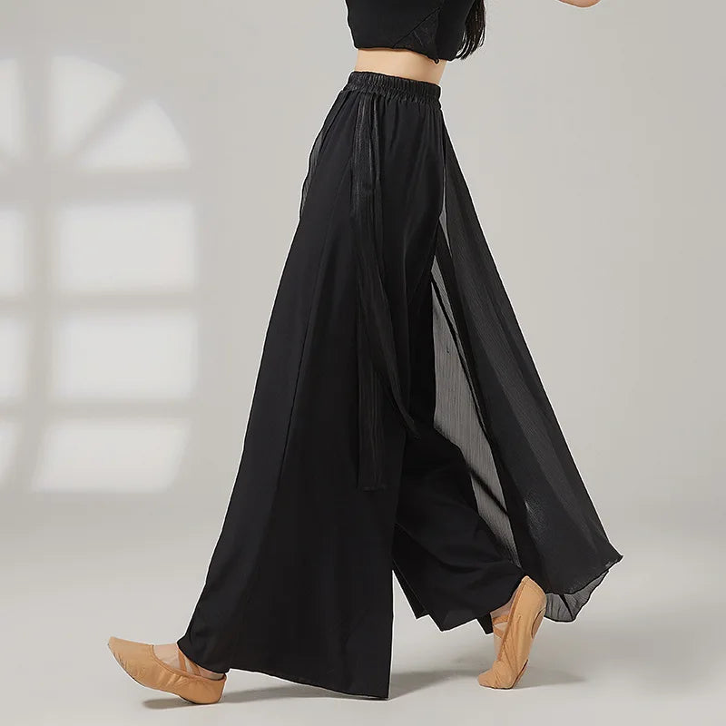 Classical Dance Practice Clothes Women Flowing Wide-leg Trousers Adult Girl Dance Costumes Modern Dance Long Pants