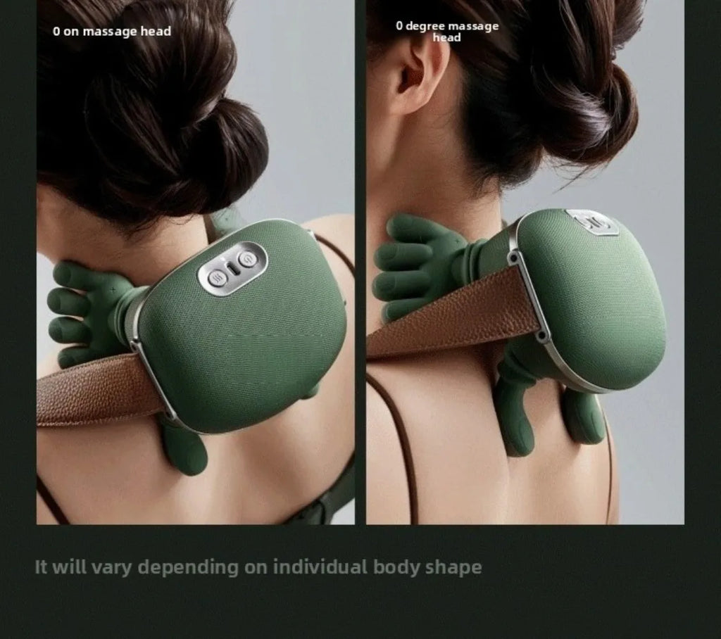Shoulder and Neck Massager Multifunctional Home Cervical Massager Heating Kneading Massage Shawl