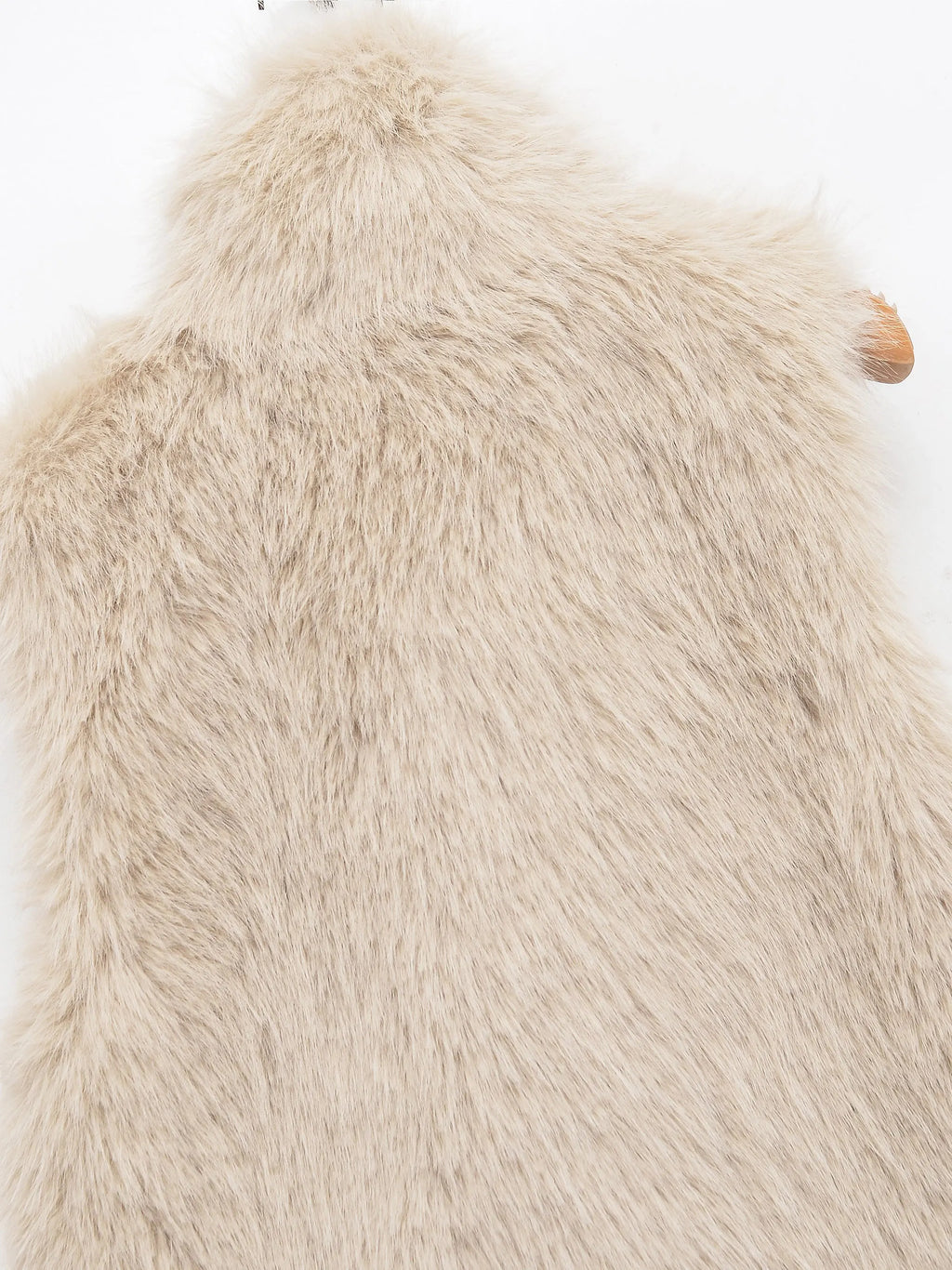 HH Women Elegant Solid Faux Fur Waistcoats Turtleneck Sleeveless Vest Coat Autumn Winter Fashion Hight Street Lady Outfit