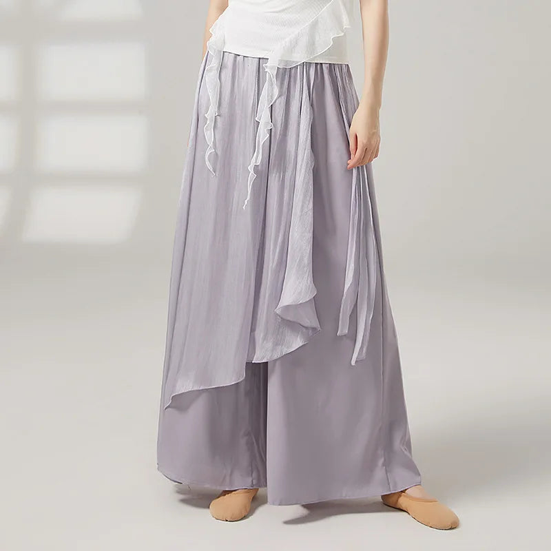 Classical Dance Practice Clothes Women Flowing Wide-leg Trousers Adult Girl Dance Costumes Modern Dance Long Pants